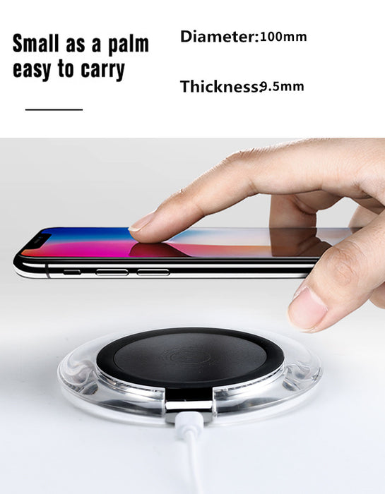 remax QI Wireless Charger fast Charging Pad For iphone X 8 for Samsung Galaxy S6 Edge S7 S8 Plus Mobile Charger - iDeviceCase.com