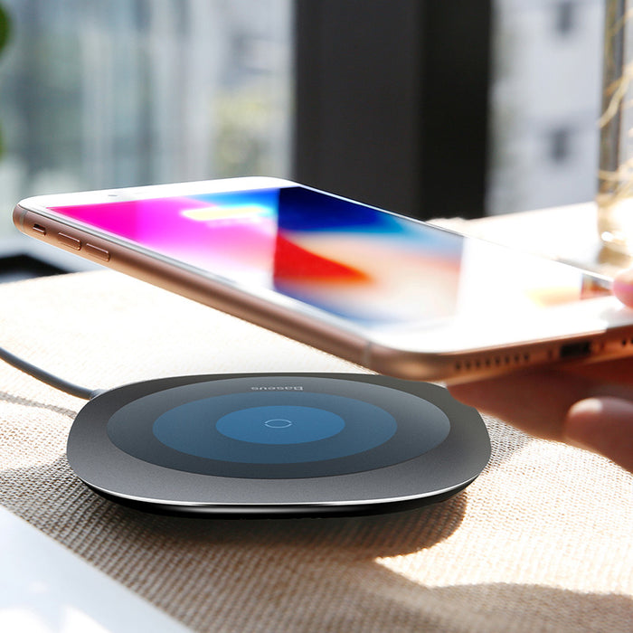 Baseus Qi Wireless Charger Desktop Fast Wireless Charging Pad - iDeviceCase.com