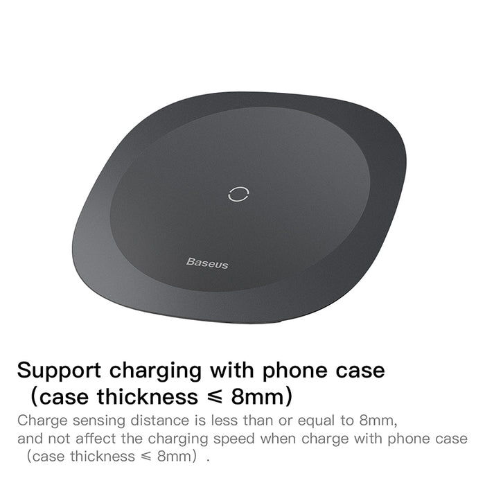 Baseus Qi Wireless Charger Desktop Fast Wireless Charging Pad - iDeviceCase.com