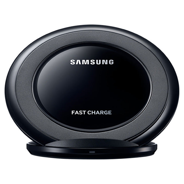 Original Samsung Fast Wireless Charger Qi Charging pad For Samsung Galaxy S7 edge S8+ Note 5 for iPhone 8 Plus X Stand EP-NG930 - iDeviceCase.com