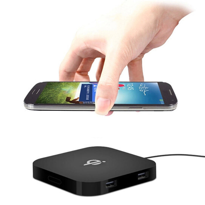Qi Wireless Charger with indication Dual 5V 1A USB Output Wireless Charger - iDeviceCase.com