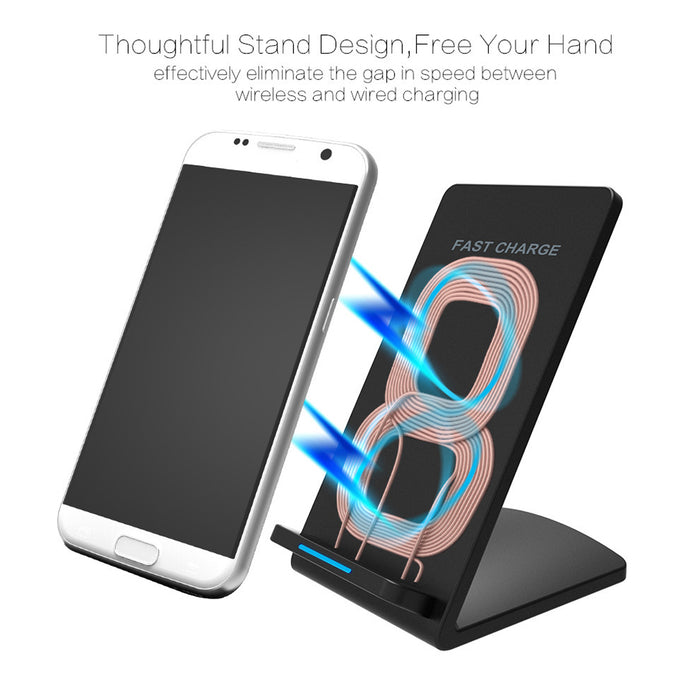 Etmakit Useful Fast Wireless Charger For Samsung Galaxy S8 S7 S6 Edge All Qi-Enabled Devices Charger For iPhone X 8 8 Plus - iDeviceCase.com