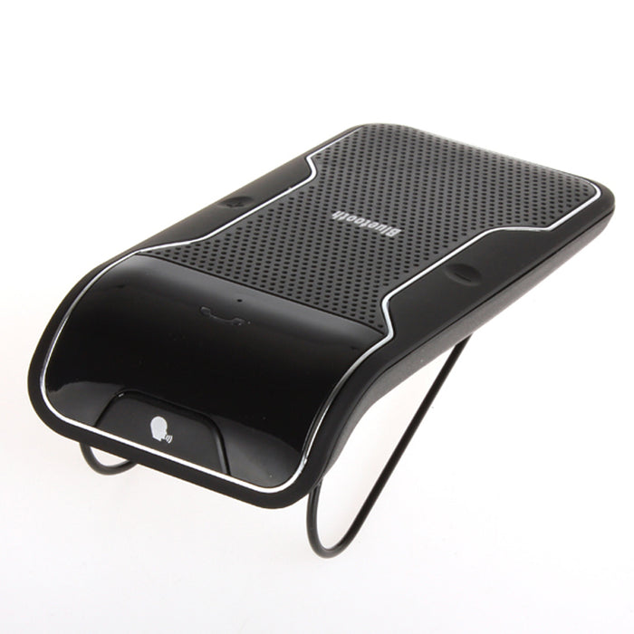 Wireless Bluetooth Handsfree Car Kit Speakerphone Sun Visor Clip 10m Distance with Car Charger - iDeviceCase.com