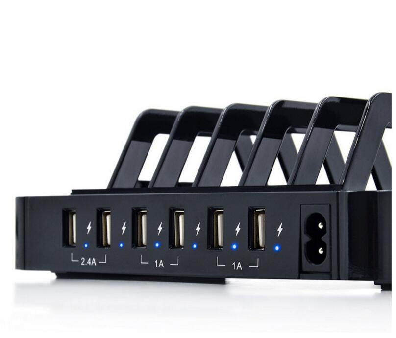 Multi Function Universal USB Charger  6 Ports Charging Station Dock Stand Holder - iDeviceCase.com
