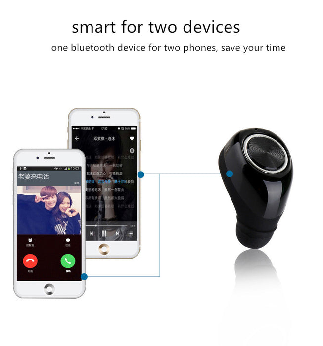 Mini Bluetooth Headset Wireless Bluetooth Earphone Music Earbuds With Microphone For iPhone Samsung fone de ouvido - iDeviceCase.com