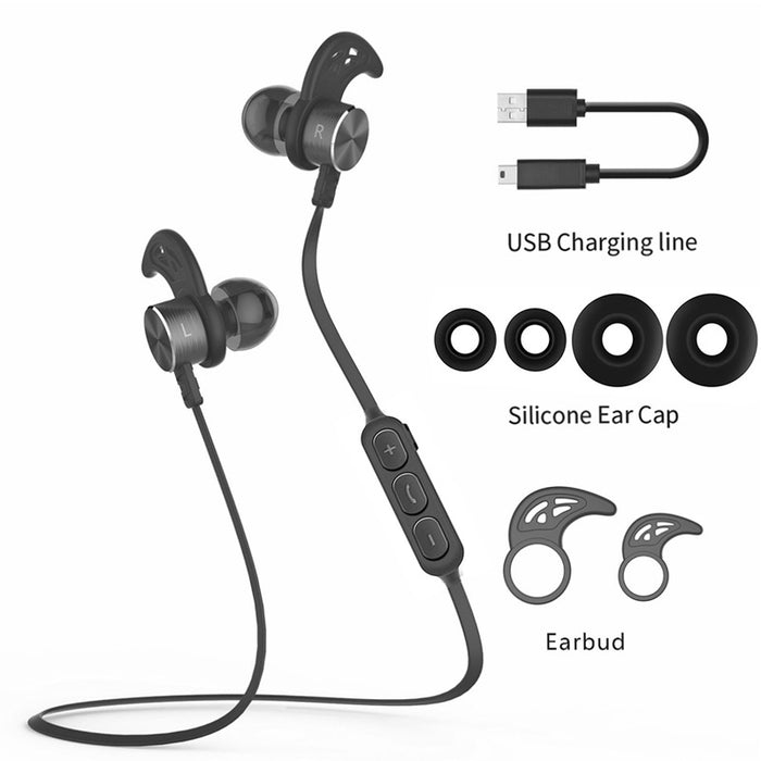 MISR F55 Wireless Bluetooth Earphone Magnetic Sport Waterproof Stereo Bass Headset with Mic Microphone for Phone - iDeviceCase.com