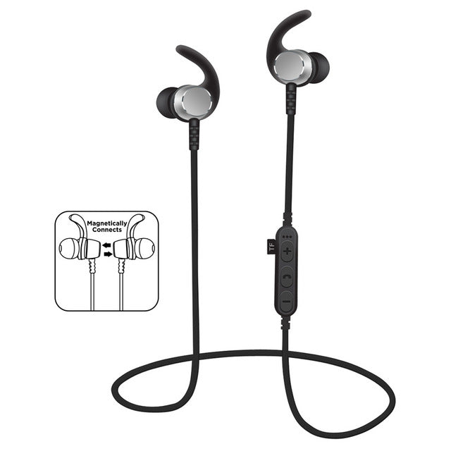 SMILYOU T3 Bluetooth Headset Metal Magnetic Wireless Stereo Headphones with Mic Apt-X - iDeviceCase.com