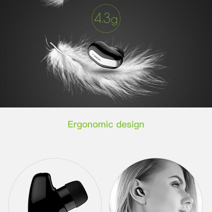 Dacom k8 Mini Single Earbuds Hidden Invisible Earpiece Micro Wireless Headset Bluetooth Earphone For Phones - iDeviceCase.com