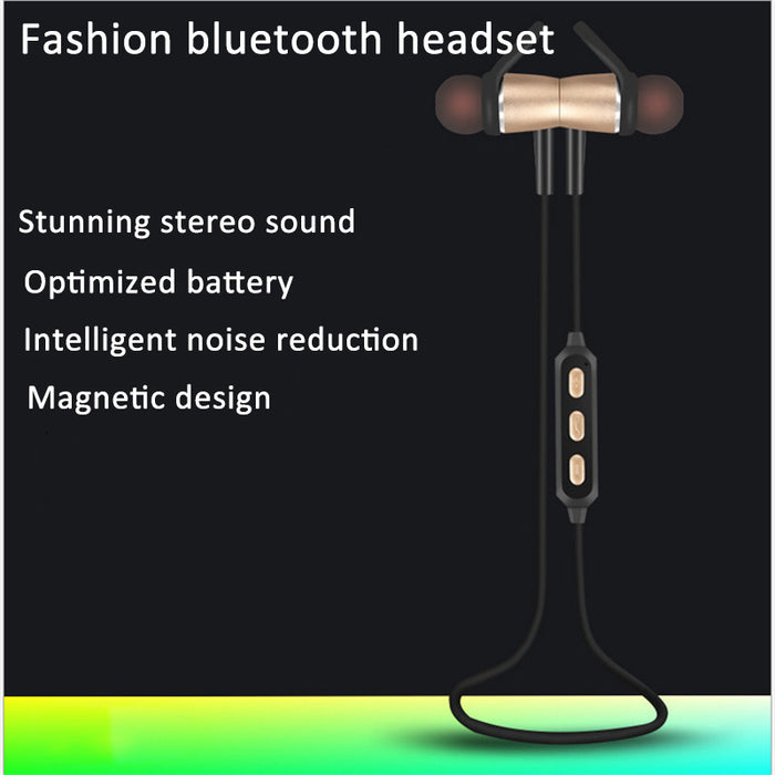 Original HJCF Wireless Bluetooth Earphone Magnetic Sweatproof Bluetooth Stereo Sports Earphone With Mic Support Apt-X S1 - iDeviceCase.com