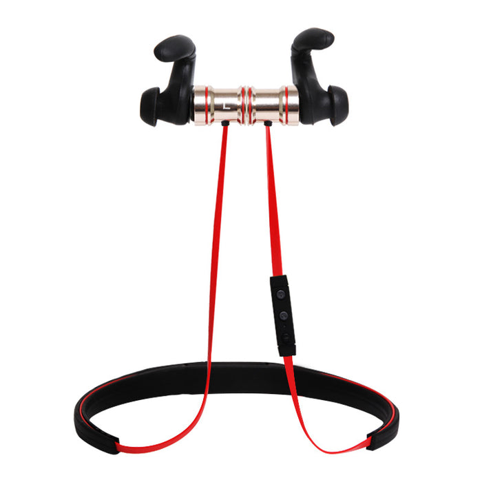 New Fashion Magnetic Metal Sport Bluetooth Earphone Stereo Wireless Headset Headphones with Mic - iDeviceCase.com