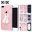 XIX for Funda iPhone X Case 5 5S 6 6S 7 8 Plus X XS Max XR Cute Cats for Cover iPhone 7 Case Soft TPU for Capa iPhone 8 Case - iDeviceCase.com